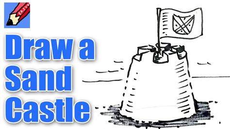 How To Draw A Sand Castle Real Easy Spoken Tutorial Youtube