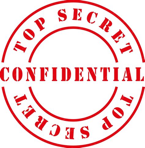 Premium Vector Red Confidential Vector Sticker With Text Top Secret