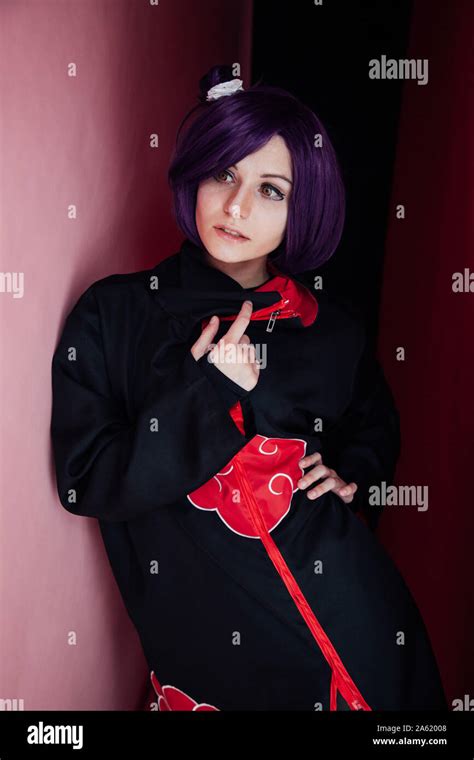Portrait Of A Beautiful Girl Cosplayer Anime Japan Stock Photo Alamy
