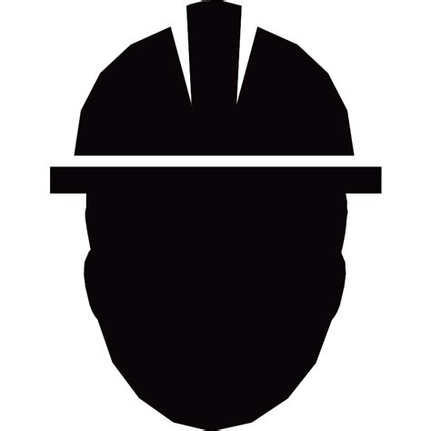 Worker With Safety Helmet Vector Svg Icon Svg Repo