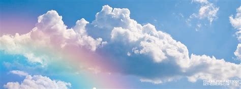 Rainbow In The Clouds Facebook Covers Facebook Profile Covers
