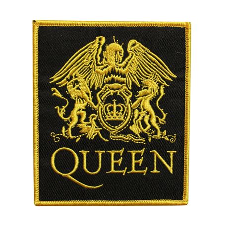 Queen Crest Music Band Embroidered Iron On Patch Official Etsy