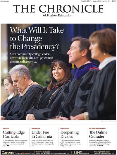 The Chronicle Of Higher Education May 26 2017 Chronicle Store