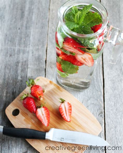 Delicious Strawberry Mint Infused Water Recipe Aka Detox Water