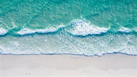 Download Wallpaper 1920x1080 Ocean Coast Aerial View