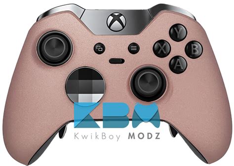 Custom Rose Gold Xbox One Elite Controller Kwikboy Modz