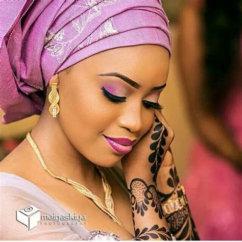 African Beauty Hausa Bride Nigerian Bride Natural Wedding Makeup