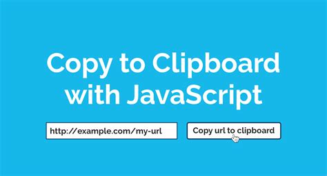 Javascript copy to clipboard is a core functionality with ability to copy text to clipboard. Copy to Clipboard with JavaScript | Magnus Benoni