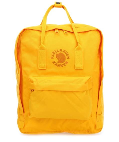 Fjallraven Re Kanken Classic Yellow Retro Bags