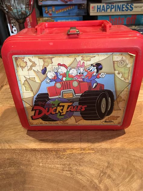 Vintage Aladdin Brand Disney Ducktales Lunch Box Rare Etsy