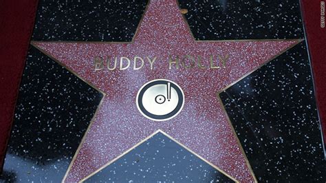 Buddy Hollys Officially A Hollywood Star