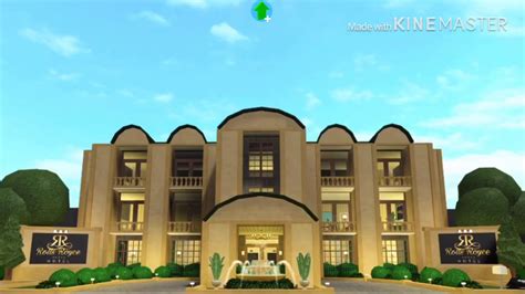 Roblox Bloxburg Luxurious Hotel Rolls Royce Hotel Come Visit It For