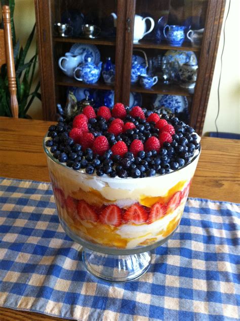 These insanely easy summer desserts for a crowd range. English Trifle, great for a summer dessert. | Summer ...