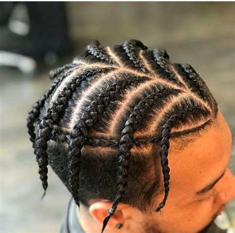 Just ask your barber for 2 to 3 inches on top with some type of fades on the sides, and style your hair naturally. nice Mens Hairstyles Braids 67 Lovely Mens Hairstyles ...
