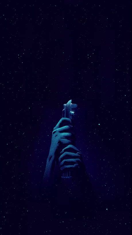 Star Wars live wallpaper iphone light saber blue | Star wars wallpaper