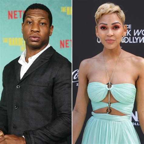 jonathan majors arrives at domestic assault trial with meagan good us weekly