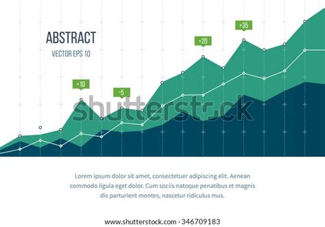 Business Diagram Graph Chart Investment Growth Stock Vector Royalty