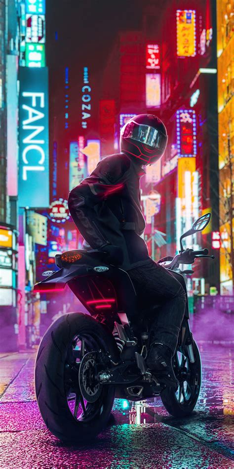 1080x2160 Biker City Colorful 4k One Plus 5thonor 7xhonor View 10lg