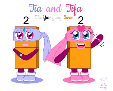 Numberblocks Tia And Tifa The Yin Yang Twos By Pinkstareevee16 On