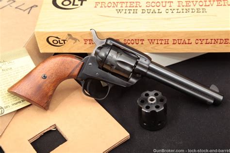 Colt Frontier Scout Saa Convertible 22 Lr And 22 Magnum Revolver 1969