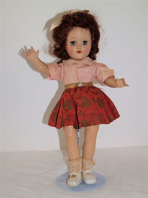 Vintage 1950 S Ideal Toni Doll A O Auburn Hair Nice Tagged Dress P 90