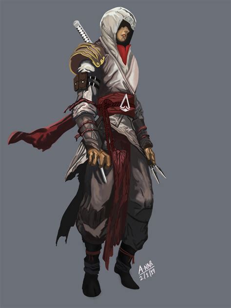 Artstation Assassins Creed Feudal Japan Character Concept Art