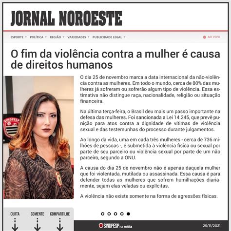 Foi notícia O fim da violência contra a mulher é causa de direitos