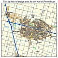Aerial Photography Map of Visalia, CA California