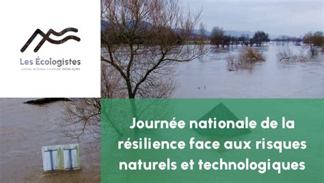Journée Nationale De La Résilience Face Aux Risques Naturels Et
