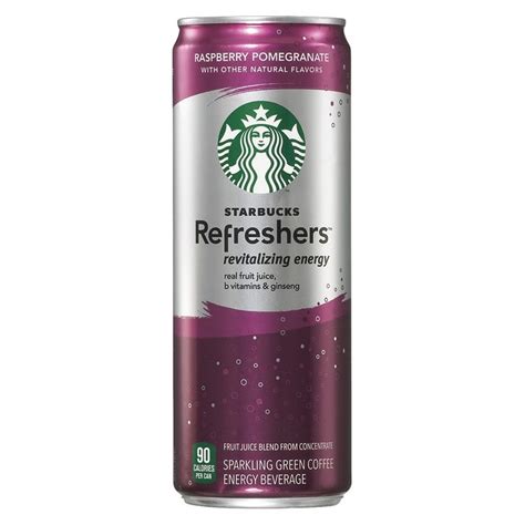 Starbucks Refreshers Raspberry Pomegranate Sparkling Green Coffee