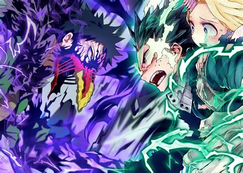 39 My Hero Academia Deku Vs Overhaul Metal Poster Anime Character