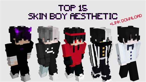 Top 15 Skin Minecraft Boy Aesthetic Mcpe Indonesia Youtube