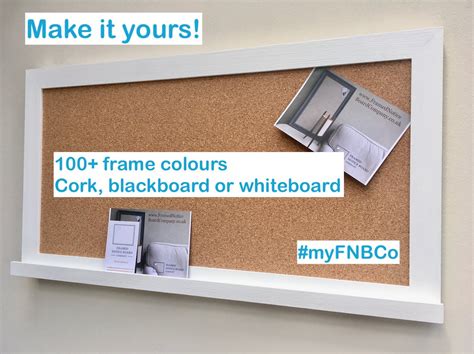 Handmade Notice Boards With Solid Wood Frames Painted Any Colour Custom Sizes And Lots Of