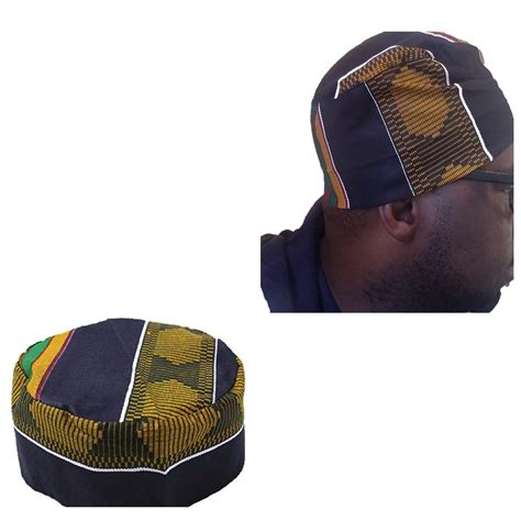 Buy Kente Kufi Hatcap Style 4 African Unisex Kente Print Hat For All Occasions Online At