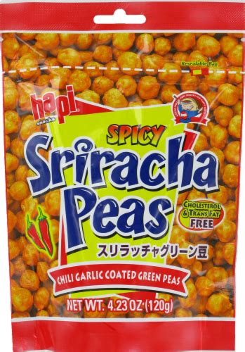 Hapi Snacks Spicy Sriracha Peas 4 23 Oz Foods Co