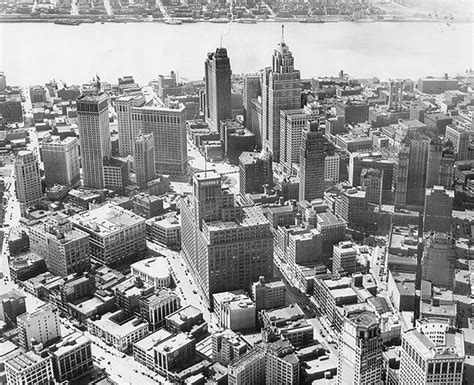 Detroit Aerial View May 24 1946 Officially Licensed Detroit News