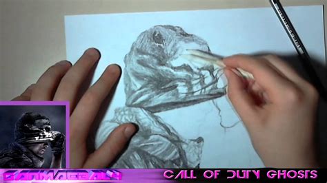 Call Of Duty Ghosts Speed Drawing Youtube