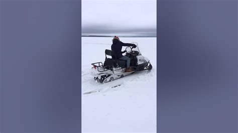 Drift On A Snowmobile Youtube