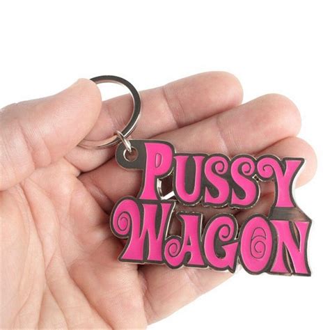 Buy 1pc Alloy Fashion Movie Kill Bill Series Pussy Wagon Keyring Letter Accessories For Women