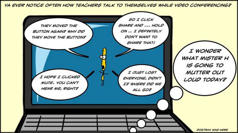 Kevins Meandering Mind Comic About Teaching Zoom Mutterings
