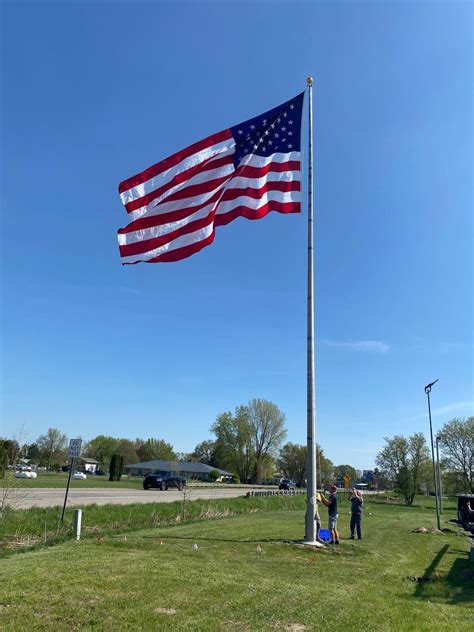 Restore In Big Rapids Gets New American Flag Ahead Of Memorial Day
