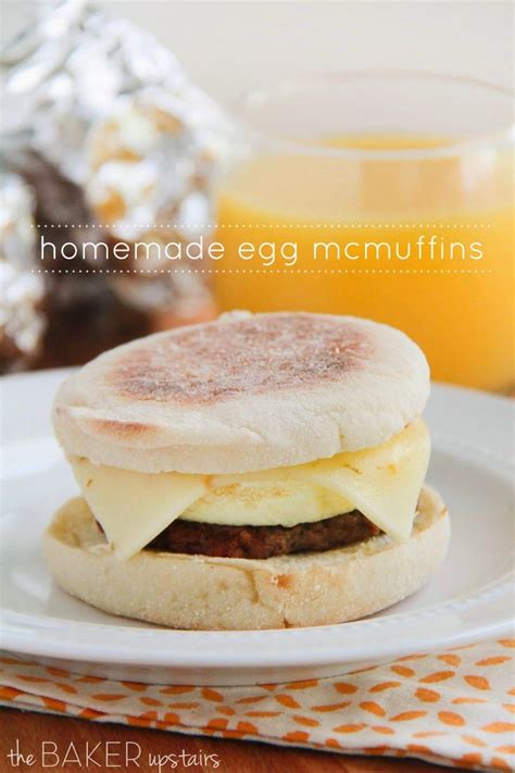 Homemade Egg Mcmuffins Eat Breakfast Food Recipes Food