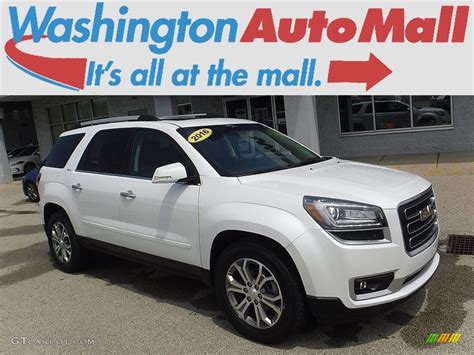 2016 Summit White Gmc Acadia Slt Awd 114594972 Car