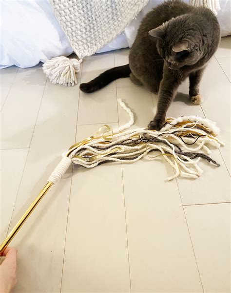 Diy Cat Toy Ribbon Wand Tutorial