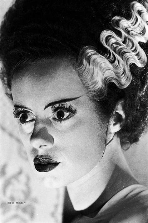 Pin By Sheri Lynn On Creepy Girls ‍♀️ Bride Of Frankenstein Classic Monster Movies Vintage