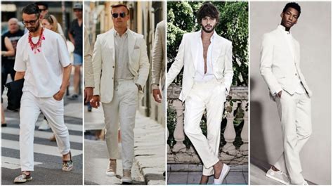 The Coolest All White Outfits For Men The Trend Spotter Vlrengbr