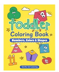 My best coloring book by happy toddlerz. Toddler Coloring Book Number Colors Shapes Preschool ...