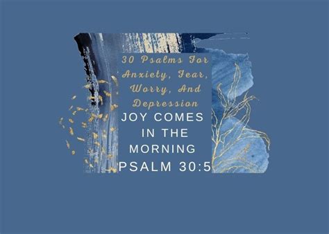 But Joy Comes In The Morning Psalm 30 5