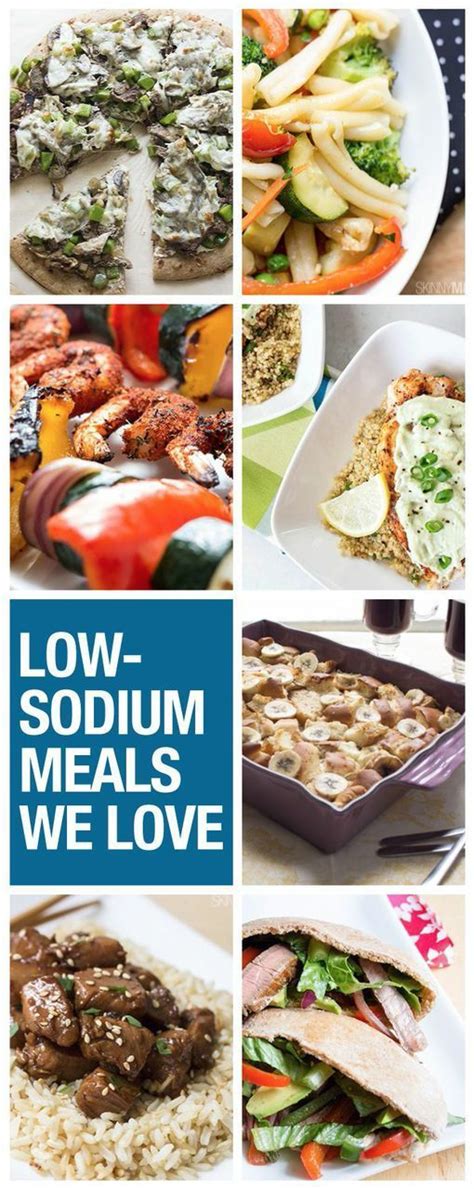 Finding low sodium recipes online is quite simple, as they're increasing in popularity. 30 Low-Sodium Meals | Low sodium diet, Low salt recipes ...