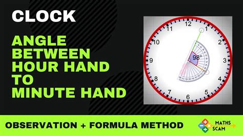 Angle Between Hour Hand To Minute Hand Clock Aptitude Youtube